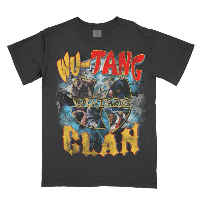 Wu-Tang Clan Jumbo Print T Shirt