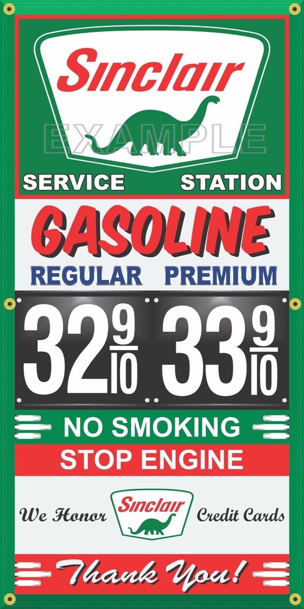 ビンテージ看板 JANE CZEKY Sミルク缶 サイン SINCLAIR GAS STATION PRICE PER GALLON VINTAGE OLD SIGN REMAKE