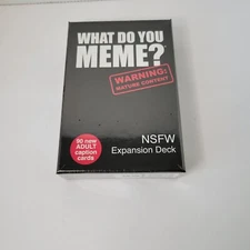 What Do You Meme NSFW Expansion Deck 90 New Cards Brand New Sealed