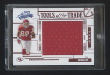 2005 ABSOLUTE TONY GONZALEZ GAME WORN JUMBO JERSEY #ED 05/10 MINT HOF BEAUTIFUL