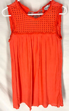 TOMMY BAHAMA DRESS Size Small Coral Gauzy Beach Travel Cruise Lounge Summer
