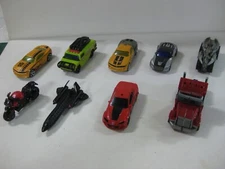 LOT OF 9 TRANSFORMERS HASBRO VEHICLES