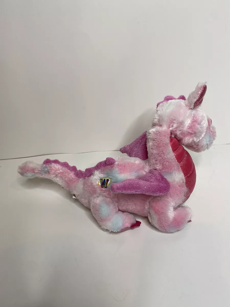 Ganz Webkinz Whimsy Dragon Pink Fantasy Stuffed Plush Toy No Code