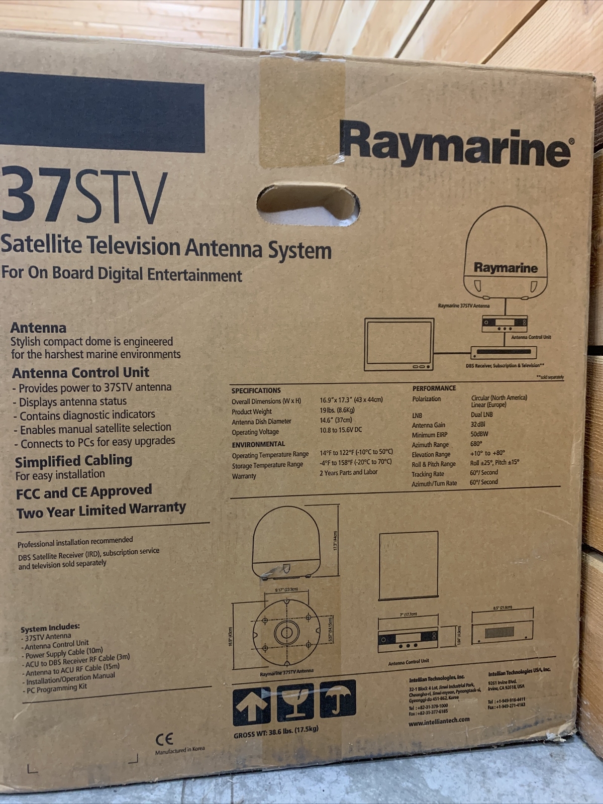 Raymarine+37stv+Satellite+TV+Antenna+System for sale online eBay