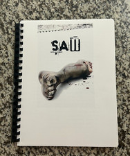 Saw Horror Movie Script Reprint Full Screenplay Script