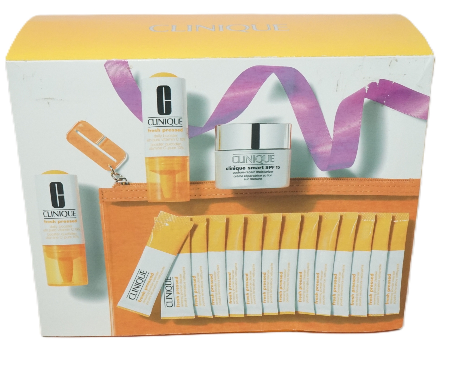 Увлажняющий крем Clinique Smart Custom-Repair с SPF 15, 15 мл + свежевыжатый дневной крем Vitamin