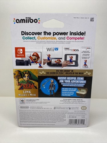 Link Majora’s Mask Nintendo Amiibo - Brand New - Picture 2 of 2