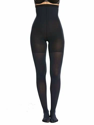 Medias de compresión Spanx Luxe para mujer pierna media muslo cintura alta control abdomen Foto 3 de 4