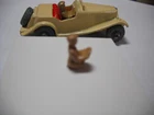 Vintage Matchbox No.19a MG-TD DIECAST PAINTED REPLACEMENT DRIVER. driver ONLY.