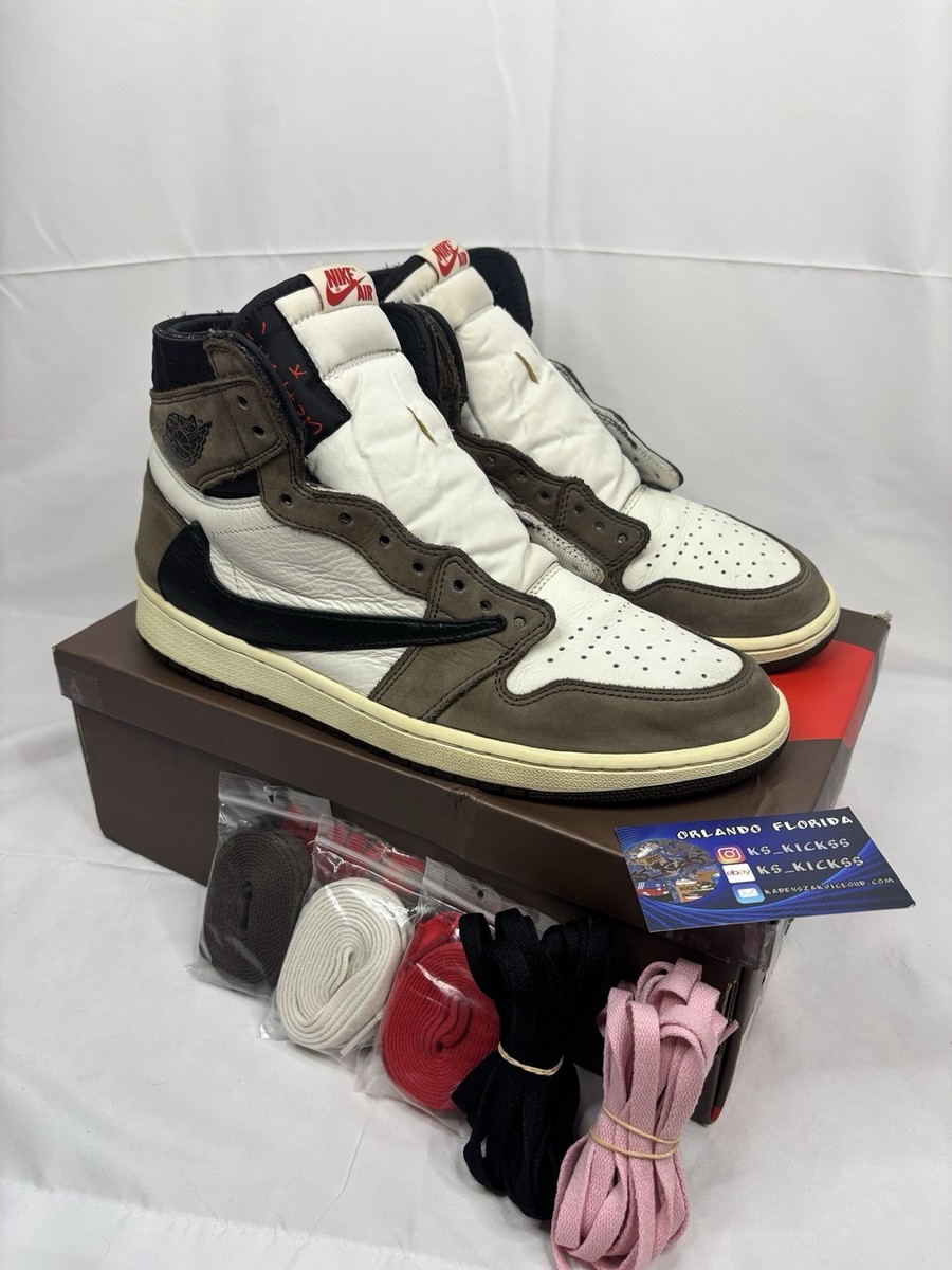 Size 12 Jordan Retro OG x Travis Scott High Mocha OG ALL