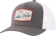 Salty Crew Men's Graphic Logo Retro Trucker Hat - Unisex Adjustable Baseball ...