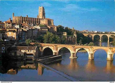 Postcard - 81 - Albi - St. Cecilia's Basilica - Berbie Palace - Bridge Vi