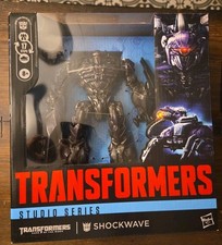 TRANSFORMERS STUDIO SERIES ROBOT SHOCKWAVE LEADER CLASS Dark side moon