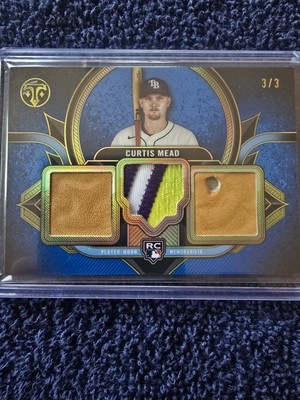 2024 Topps Triple Threads Curtis Mead Rookie Team Relics Card /3