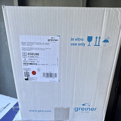 Greiner Bio-One CellStar 650180 Cell Culture Microplate 96 Well Lab