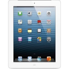 Apple iPad 4 Retina 16GB Wi-Fi LTE White MD525LL/A Very Good
