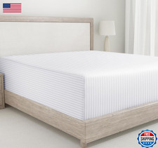 California Design Den King Fitted Sheet Only, Deep Pocket, Soft 400TC Sateen Cot