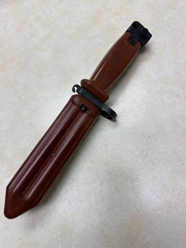 Chinese Military Bakelite Bayonet with Sheath & Clip