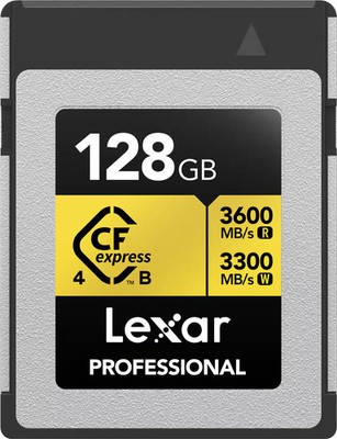 Lexar - Professional GOLD CFexpress 4.0 Type B 128 GB