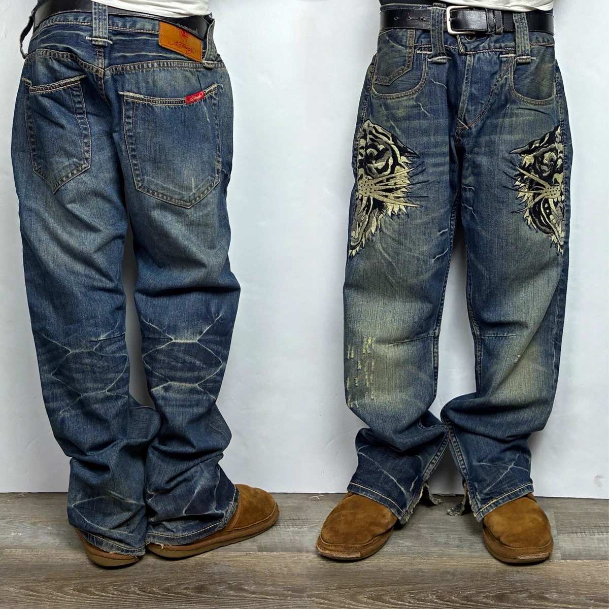Ed Hardy Button Denim Jeans for Men for sale | eBay