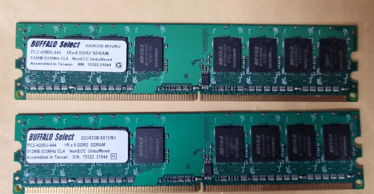 Buffalo DDR2 SDRAM Computer Memory (RAM) 1 Modules for sale | eBay