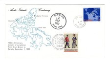 L725 Northern Canada - Alert NWT 1980 Arctic Islands Centenary - Cachet Cover
