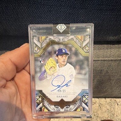 Topps Roki Sasaki Los Angeles Dodgers #TAC-RSA Rookie Hard Signed Auto /25