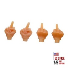 4 PCS Middle Finger Valve Cap, Fun Playful Glow-in-the-Dark American-style