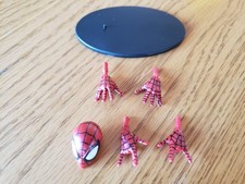 Marvel Legends Spiderman Fodder Lot 1/12 6" Scale Action Figure Head Hands