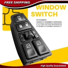 Front Driver Side Master Control Window Switch For 2004-2012 Volvo VN VNL VNM