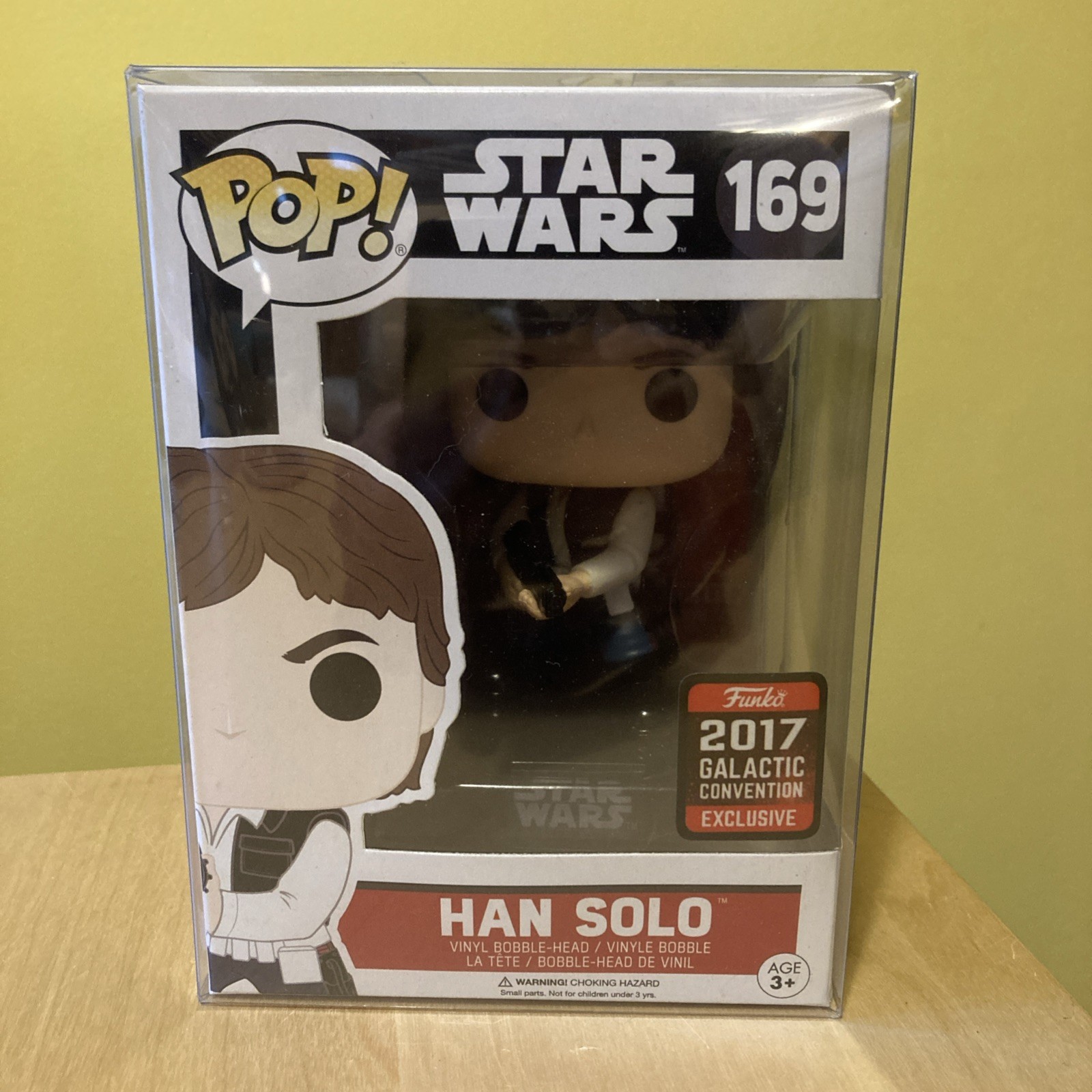 Funko Pop! Vinyl: #169 Star Wars - Han Solo Action Pose Galactic Convention 2017