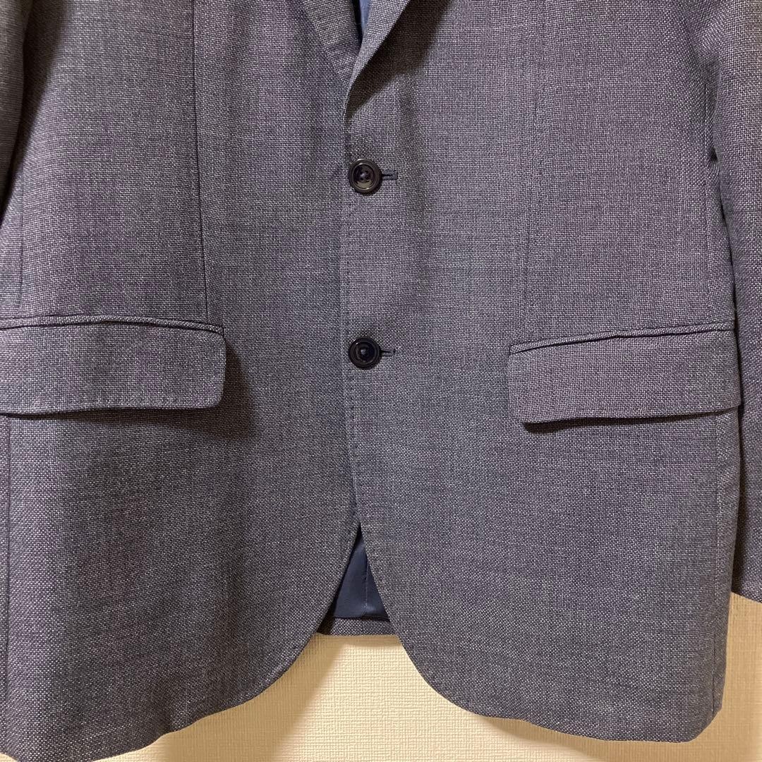 MASSIMO DUTTI Italian Fabric Jacket Blue Gray 46 thumbnail 4
