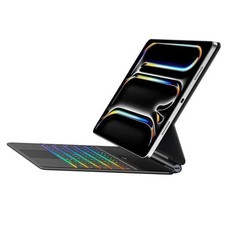 Keyboard Case for iPad Pro 13 Inch M4 2024 / M5 2025 , Ultra-Slim Magic Black