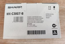 Image of Genuine Sharp MX-C30GT-B Black Toner Cartridge (MXC30GTB) Original