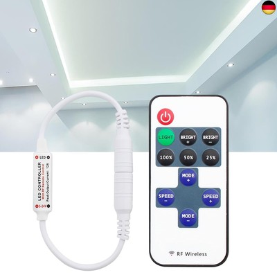 LED Remote Control 12 V RF Wireless Dimmer Controller - Wireless LED Dimmer