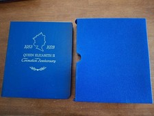 1978 Queen Elizabeth Coronation Anniversary White Ace Stamp Collection Album NEW