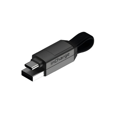 Rolling Square Incharge 6 - Keychain USB C Charger Cable, Lightning Cable 