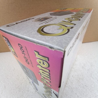 Casio QV-Color Printer QG-100 Vintage Digital Camera Photo Label