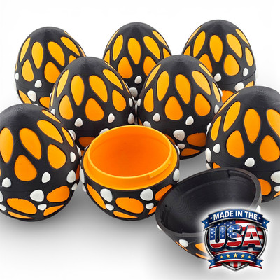 Lot 8 Butterfly Egg Container 3D Print Desk Toy Easter Basket Stuffer Gift - 4''