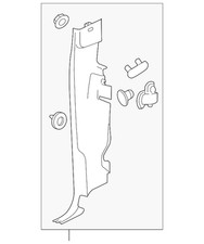 Genuine GM Lock Pillar Trim 22871302