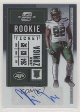 2020 Panini Contenders Optic Rookie Ticket Auto Jabari Zuniga #175 Auto 5m1