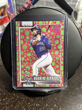 2026 Topps Series 1 - Warming Bernabel #55 Green & Pink Polka Dots (RC)