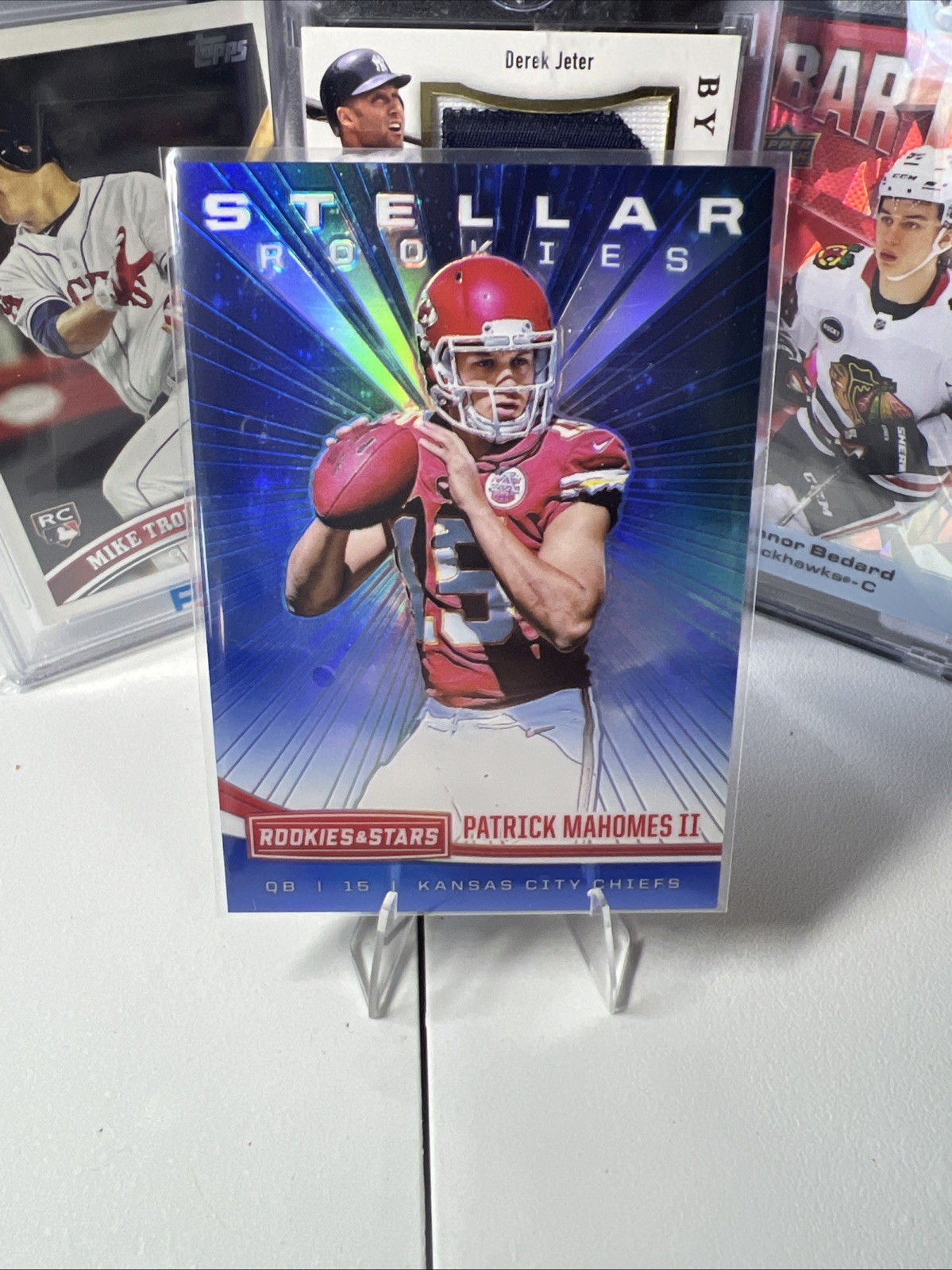 2017 Panini Rookies & Stars - Stellar Rookies Patrick Mahomes II #5 (RC)