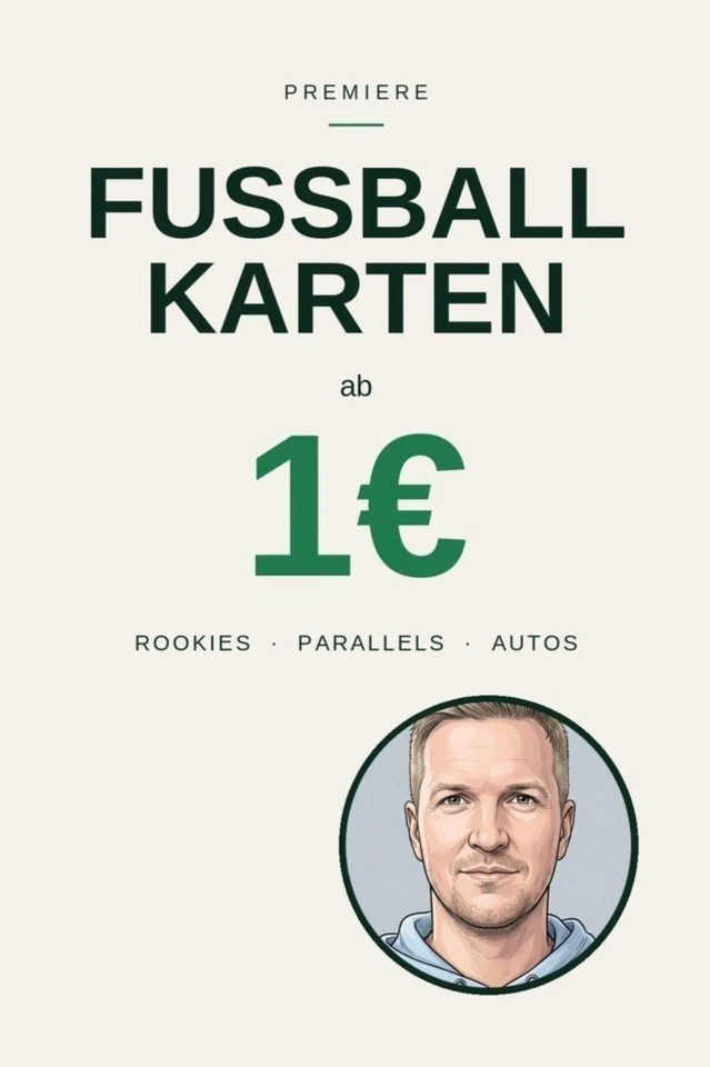 Fußballkarten-Stream ab 1€ – Rookies, Parallels, Autos