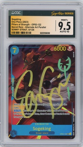 Sogeking (Alternate Art) graded CGC 9.5 for sale on eBay