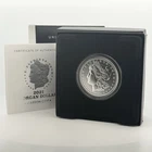2021-CC $1  Morgan Silver Dollar Carson City - Uncirculated OGP Box/COA