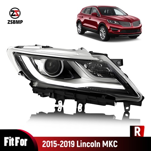 KARPAL Passenger Side Fog Light Cover Bezel For 2015-2019 Lincoln MKC – Textured Black Direct Fit - View #3