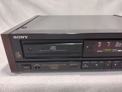 Sony CDP-338ESD HighEnd ES CD Player BurrBrown PCM58 DAC Power Cord Fully Works