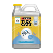 Purina Clumping Cat Litter, Glade Clear Springs Deodorizing, Low Dust