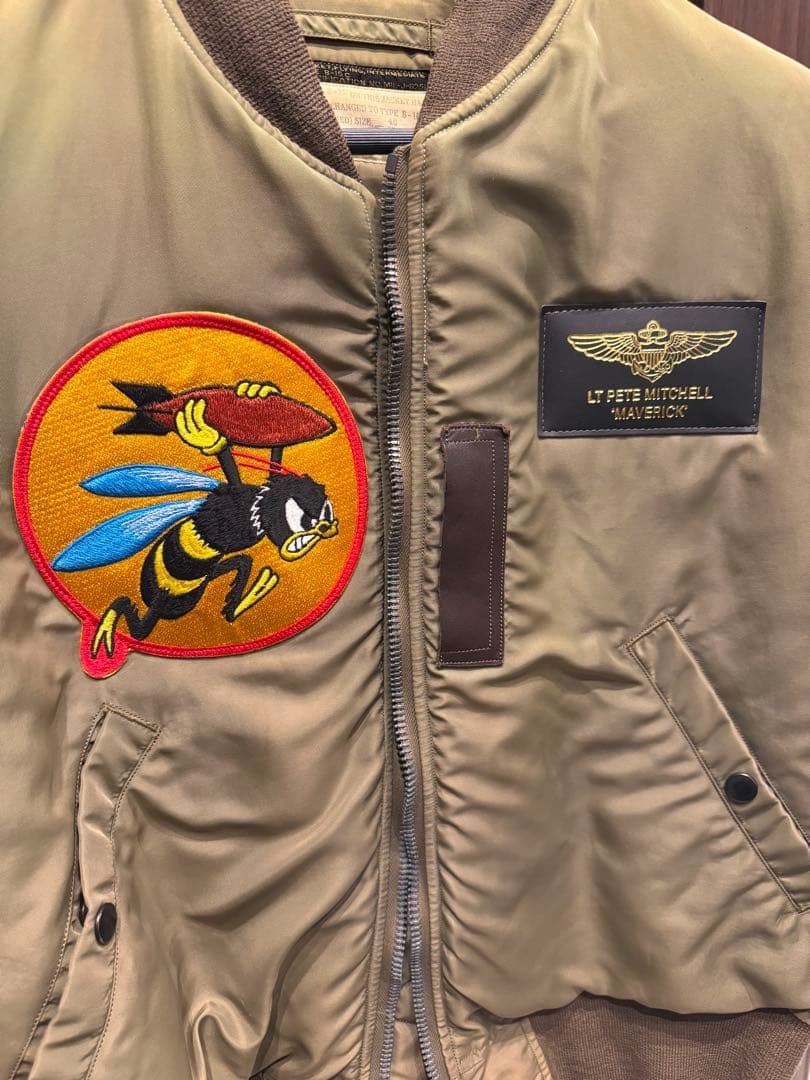BUZZ RICKSON'S Patch B-15C MOD Jacket Blouson Men… - image 3